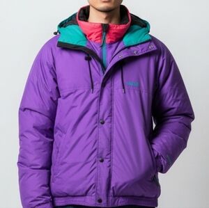 Silver Creek Vintage Double Layer Ski Jacket With Packable Hood